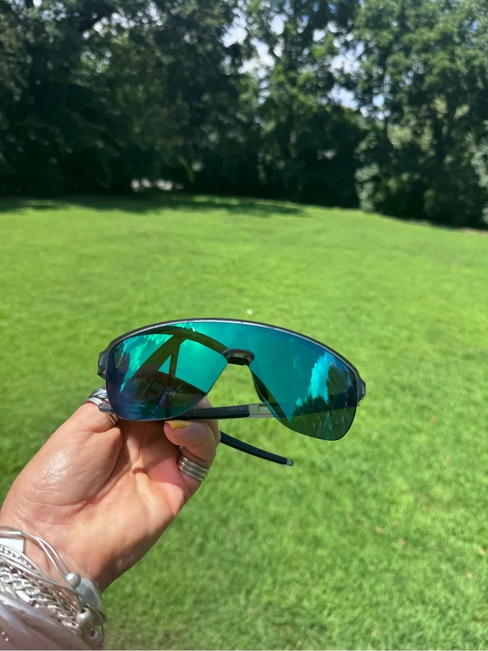 Oakley Corridor Sunglasses Matte Crystal Grey W PRIZM Jade Lens
